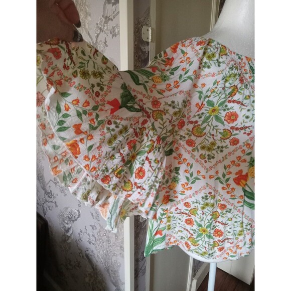 Cato Floral Boho Bell Sleeves Top - Picture 9 of 11